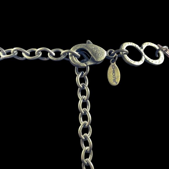 Chicos Statement Necklace Mixed Metals Art To Wear Bohemian Eclectic Vintage - Picture 8 of 8